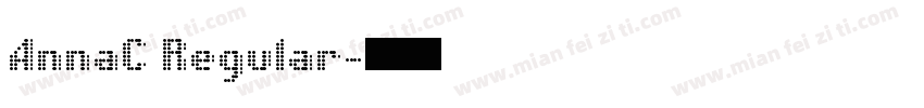 AnnaC Regular字体转换